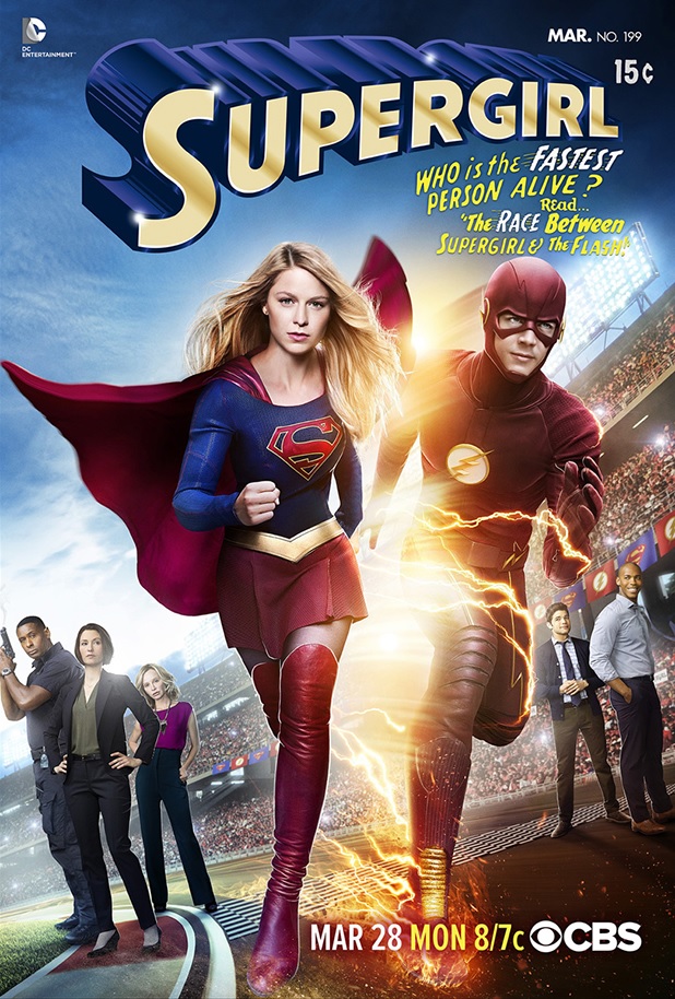 The Flash Supergirl Crossover Photo