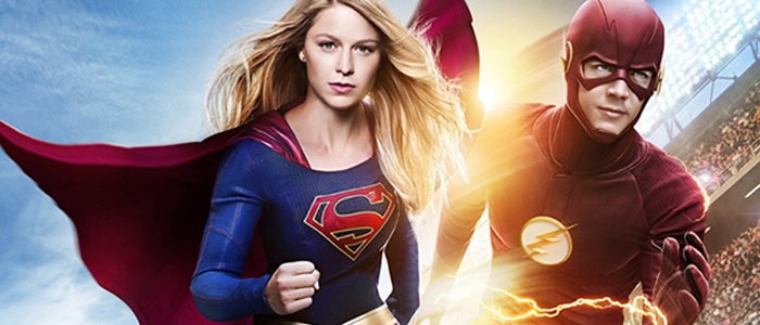 Supergirl And The Flash Crossover Poster